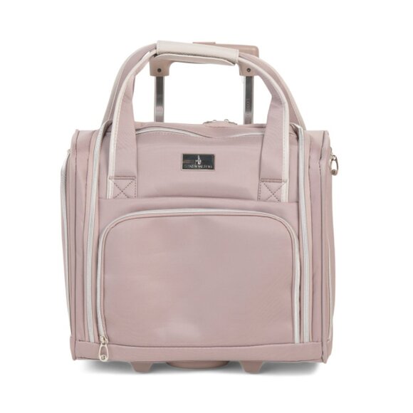 LONDON FOG Rose Pink 15in Hartford 2 Softside Under Seat Bag